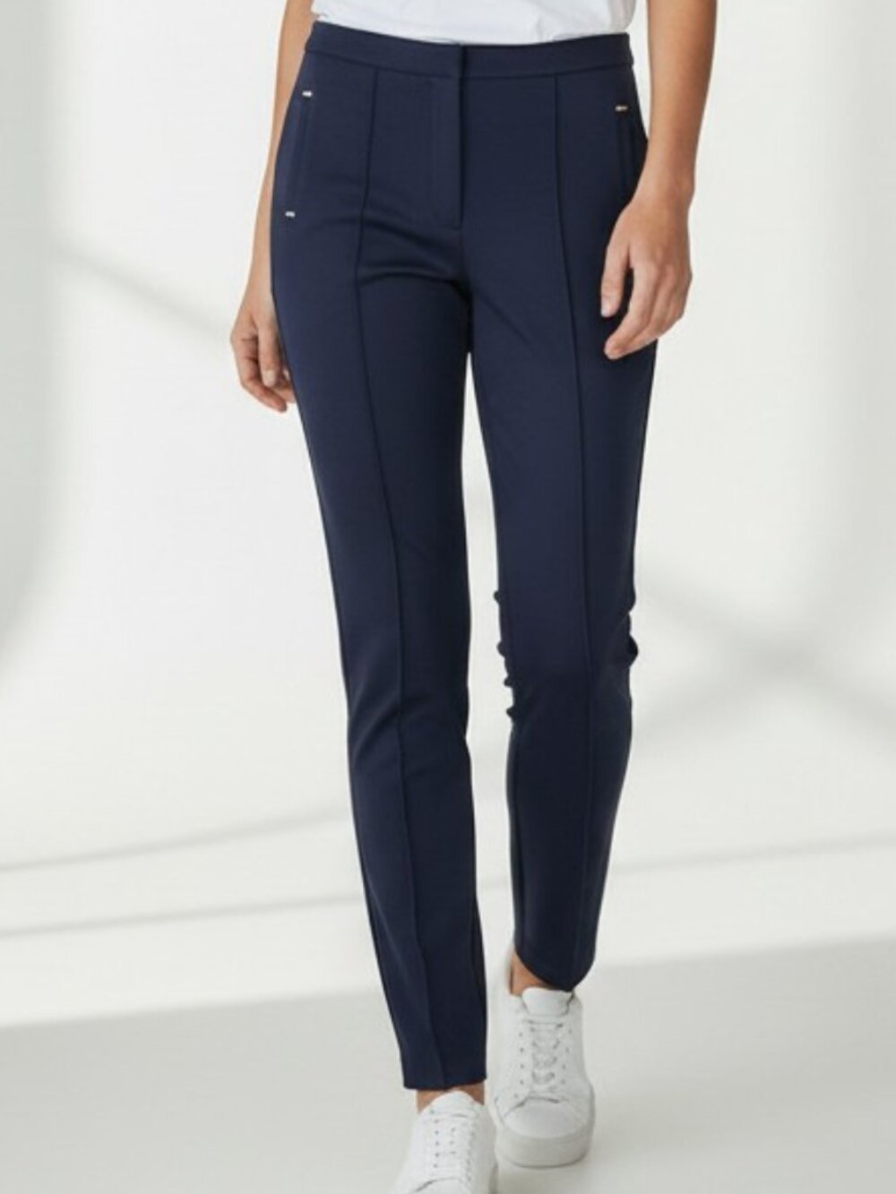 NWT Marc New York Andrew Marc Navy Slim Dress Ankle Pants
